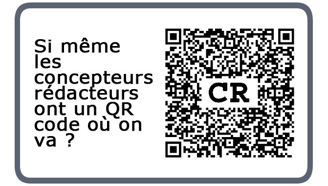 QR code d'un concepteur-rédacteur