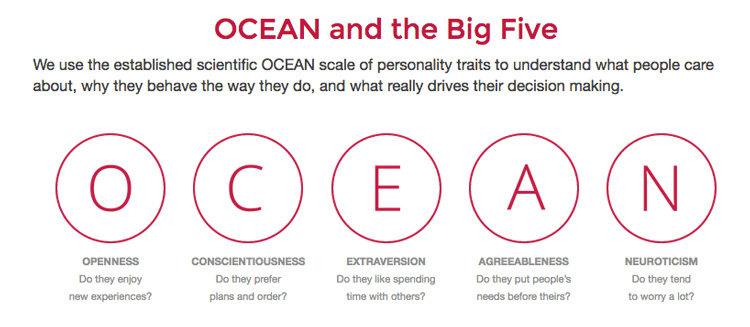 OCEAN The big five