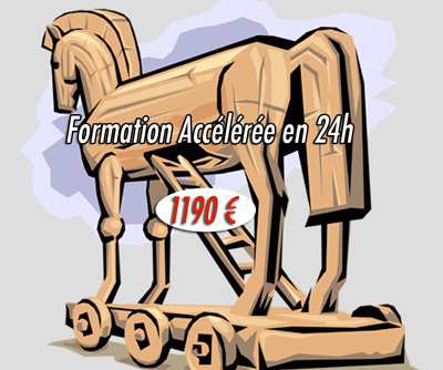 cheval de Troie formation accélérée en 24h 1190 €