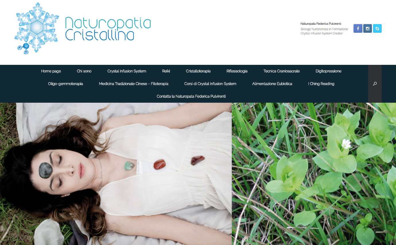 site Naturopathia cristallina