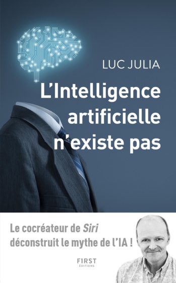 couverture livre luc julia l'intelligence artificielle n'existe pas